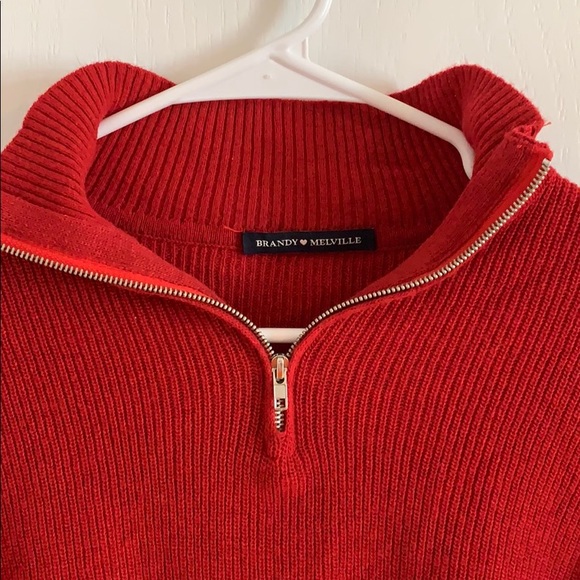 Brandy Melville Sweaters - VERY RARE RED CASEY SWEATER